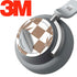 Marijuana Brown Checkered Surface Headphones Skin
